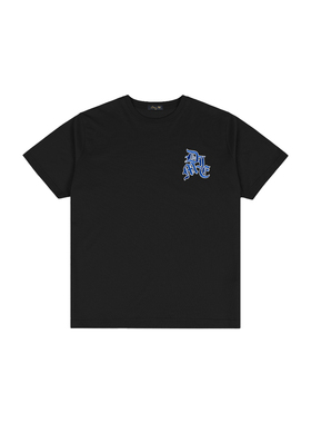 Dime MTL Dolph Tee 美式花样品牌刺绣LOGO重磅纯棉宽松短袖T恤男