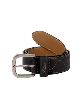 Dime MTL Desert Leather Belt 25新款美式皮革黑色明线皮腰带男