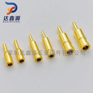 爪簧PCB板连接器0.5 1.5爪簧猫爪焊接端子铜插孔pin针现货 1.0