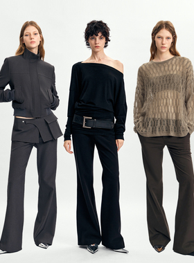 【特价】【鹦鹉梨推荐】RURE可拆卸腰封两件套低腰修身喇叭裤