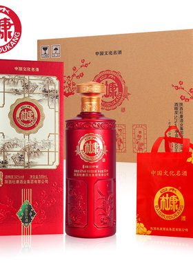白水杜康梅兰竹菊浓香型白酒52度500ml*6瓶整箱纯粮食酒送礼