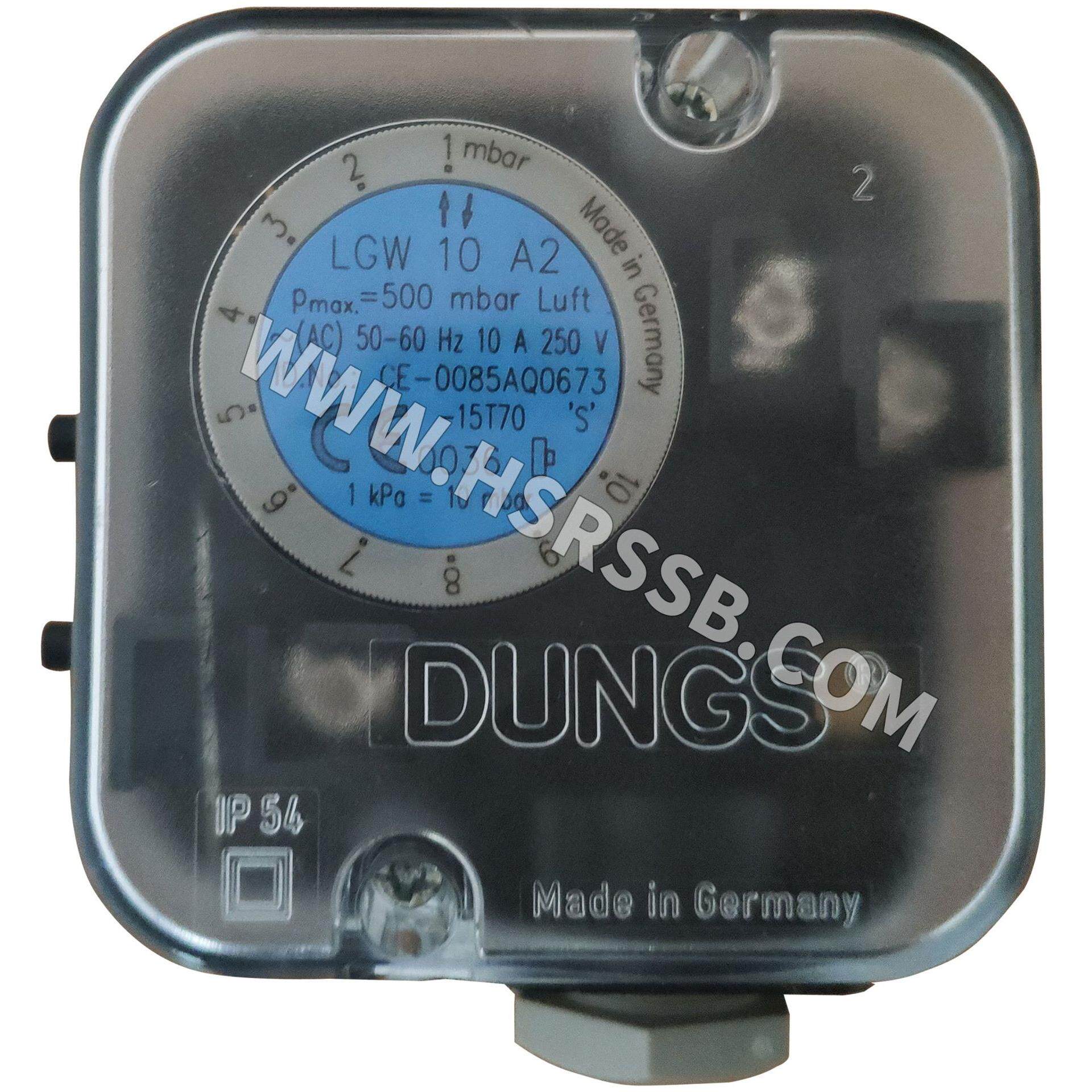直销 德国冬斯lgw10a2 燃烧器压力开关 锅炉风压开关dungs