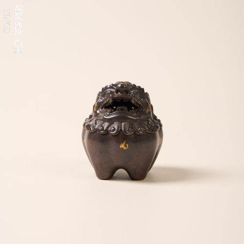 盈德堂纯铜狮足香炉创意家用熏香炉礼佛茶道室内熏香檀香沉香盘