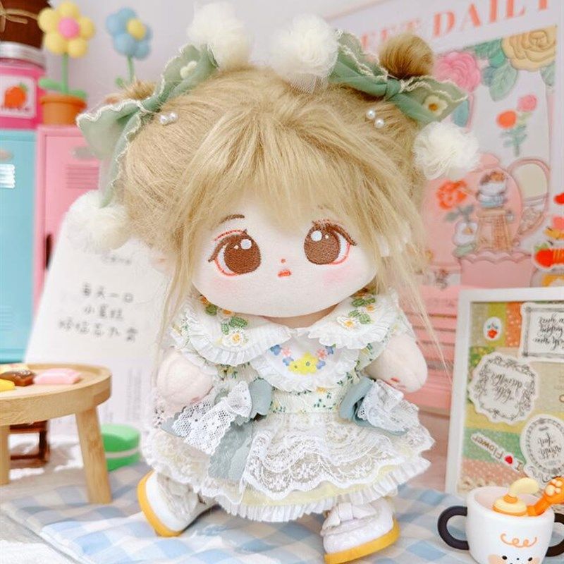 现货20cm厘米棉花娃娃毛绒玩具娃衣服弘月长诗淑女碎花裙套装换装,模玩/动漫/周边/娃圈三坑/桌游,棉花娃娃/毛绒玩具娃衣,淘宝优惠券,粉丝福利购,淘宝优惠卷