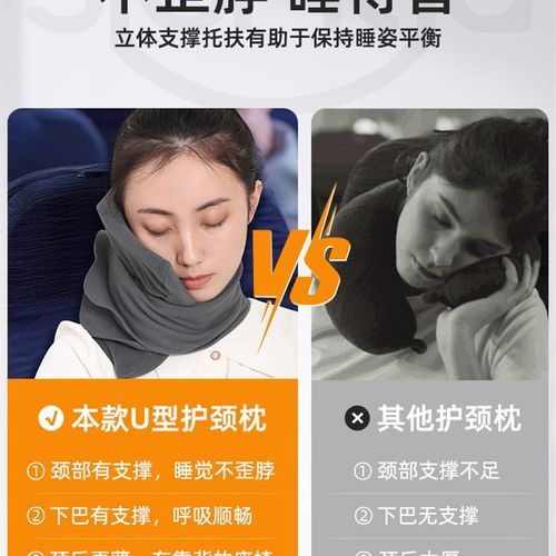 u型枕飞机护颈枕坐车长途旅行工位脖子靠枕u形枕头地高铁睡觉神器