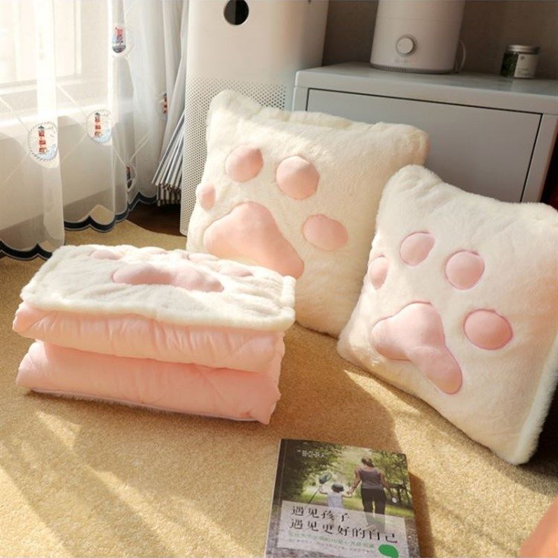 抱枕被子两用办公室折叠午睡枕头厚毯子二合一汽车用靠枕靠垫车载,居家布艺,抱枕被,淘宝优惠券,粉丝福利购,淘宝优惠卷