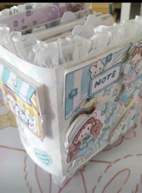 大佬自制阿卓机关豆豆本大小9*9cm.带挂件6页;1到5天发货