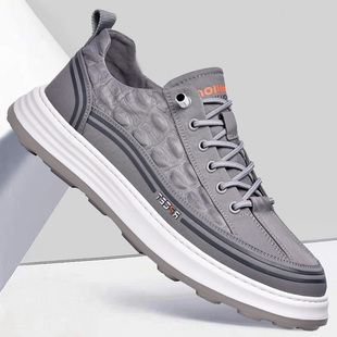 透气2023新款 布鞋 男士 秋季 潮流百搭冰丝速干轻便软底一脚蹬帆布鞋