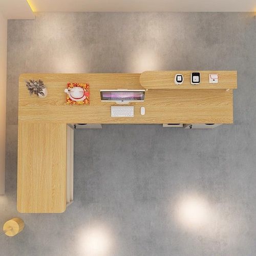 转角吧台收银台院女服装店l型拐角前台柜台小型前台桌Z接待无LF