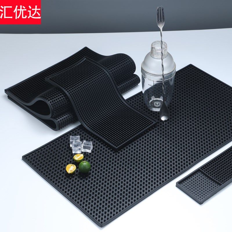 奶茶吧台垫沥水垫子防滑杯垫酒吧硅胶滤水垫橡胶长方形隔热垫桌垫,餐饮具,杯垫,淘宝优惠券,粉丝福利购,淘宝优惠卷