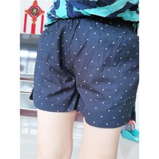 夏季 显瘦阔腿休闲短裤 新款 高腰大码 女棉质宽松 外穿潮韩版 运动热裤