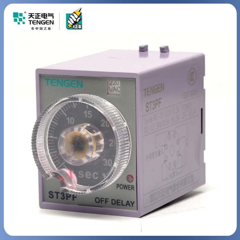 天正电气时间继电器ST3PF JSZ3F 断电延时10S 30S 60S 180S 220V