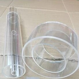 高透明亚克力管圆柱形有机玻璃罩乳白筒PMMA空心棒体切割鱼缸定制