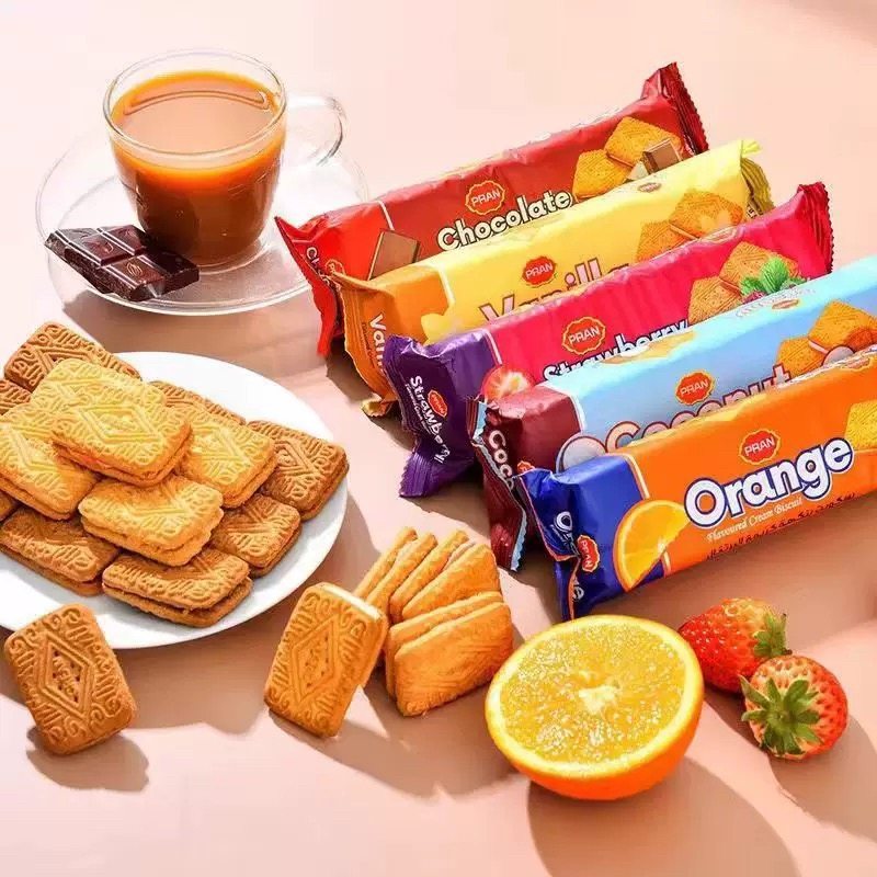 原装进口熊古屋饼干草莓夹心橙子味多口味巧克力小零食休闲早餐