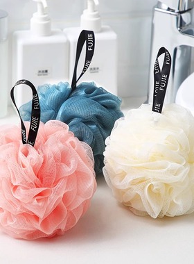 高档大号洗澡沐浴球不散浴花球可爱搓澡起泡洗浴用女沐浴花洗澡巾