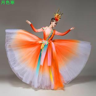 中国万疆舞蹈服歌伴舞大合唱演出服 灯火里 2025新款 现代舞蹈服装