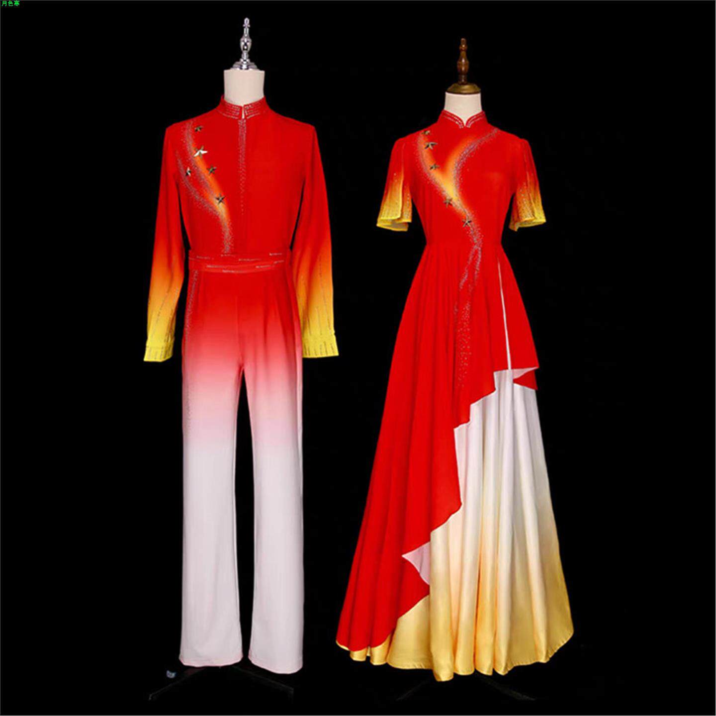 中学生诗歌朗诵比赛主持表演服