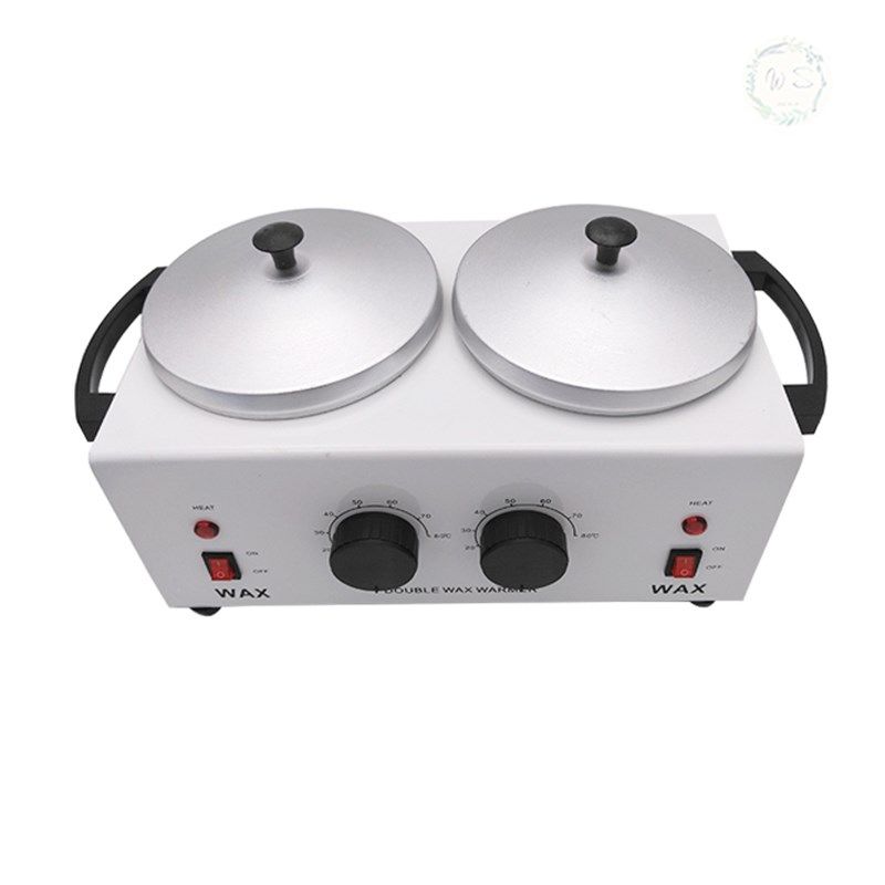 美容院脱毛双锅热蜡机可调温度蜡疗机双锅 脱毛蜡机 脱毛蜜蜡豆机