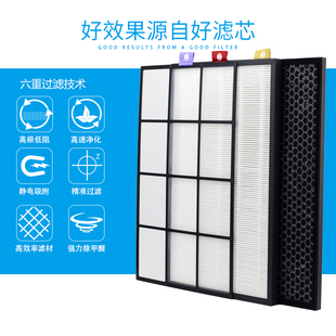 JAC 适配霍尼韦尔空气净化器过滤网KJ300F PAC 370F 35M滤芯 305F