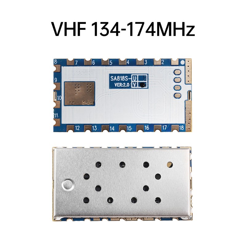1W无线模拟集成对讲机功放模块语音收发器发射接收频率独立SA818S