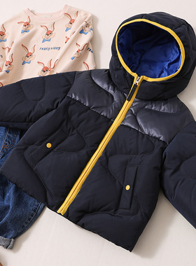 女童宝宝羽绒服短款加厚冬季新款儿童羽绒服男小童外套22822