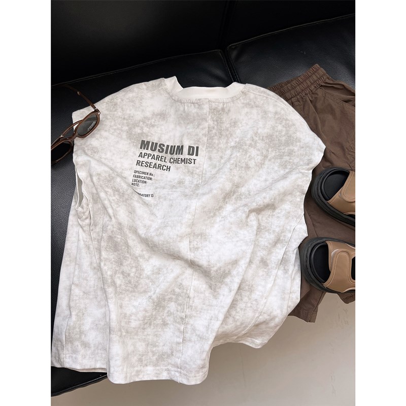 酸甜家童装男童背心纯棉2024夏季新款宝宝短袖T恤儿童无袖上衣薄