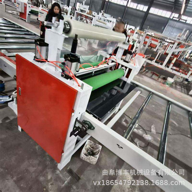 表面防刮烤漆门板贴膜机全自动不锈钢板覆膜机实木板PE膜贴合机