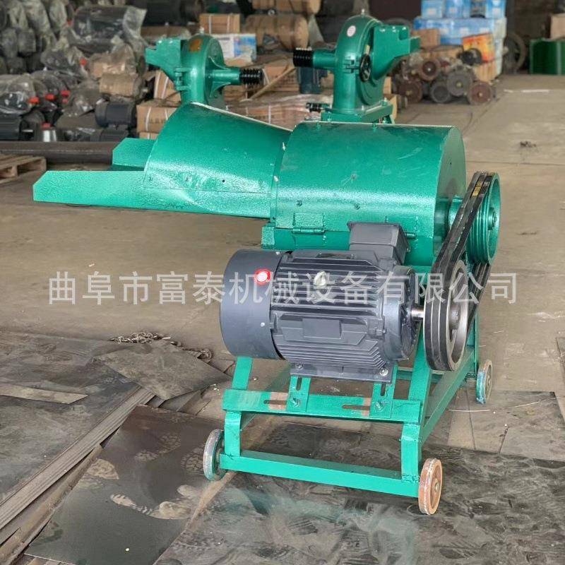 全自动农作物秸秆粉碎机 铡草揉搓粉碎设备 花生秧揉丝机