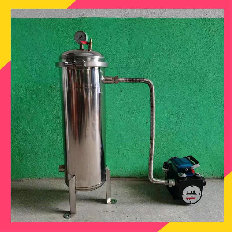 酒精过滤器带防爆泵 燃烧酒精颗粒杂质过滤机 植物酒精过滤机
