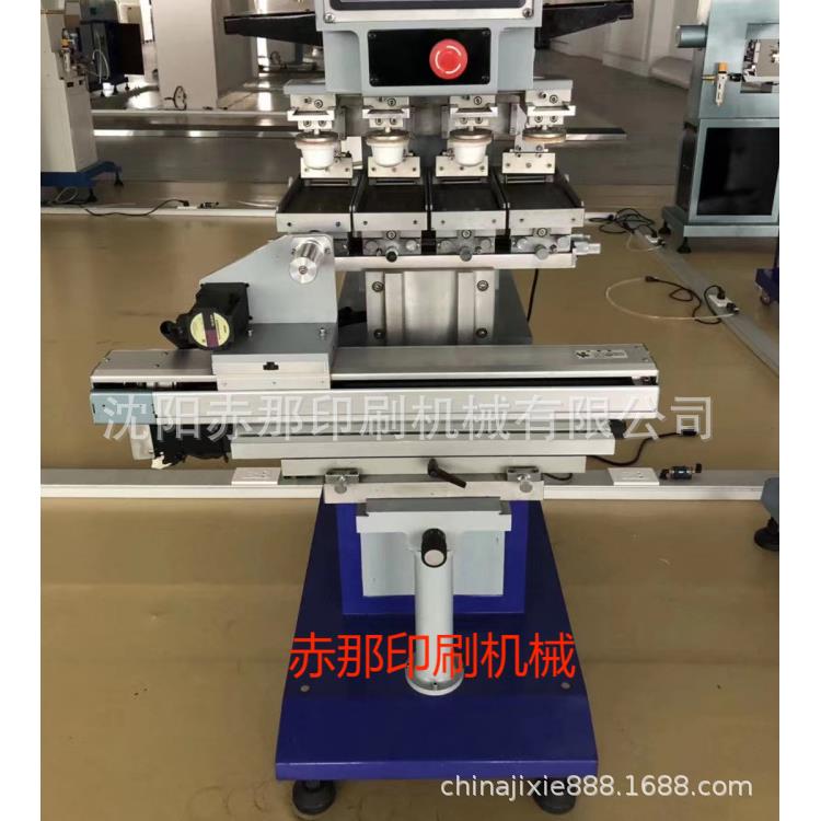 机械 陶瓷蝶多套色坦克带自动旋转下料移印机翻转夹具打标