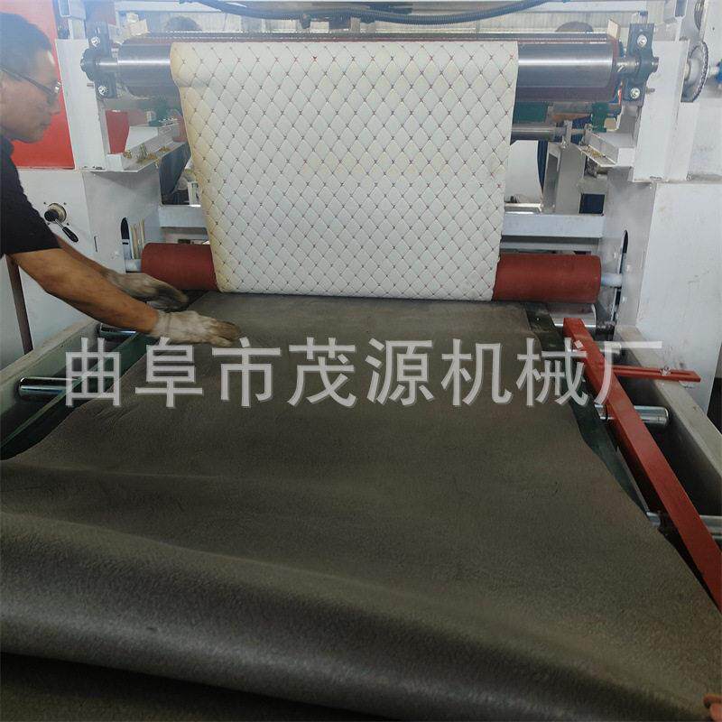 无妨布浸胶机雪弗板密度板覆膜机软硬包卷材片皮革墙布EVA平贴机