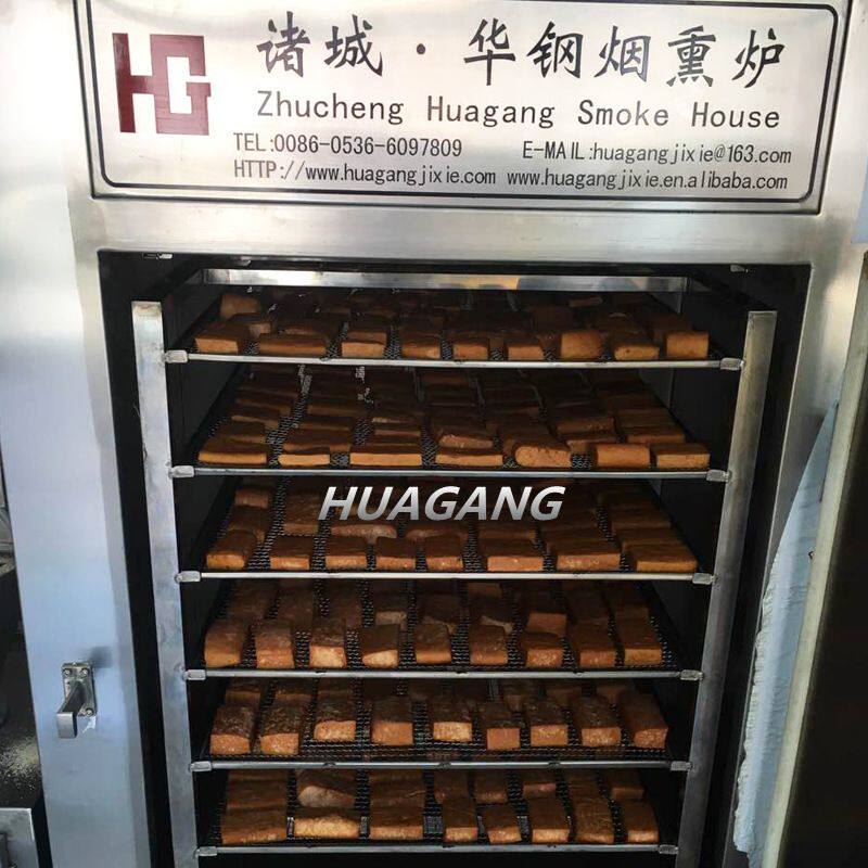 销售四川豆腐干烘干炉 泸州豆干烟熏炉 全自动熏豆干设备厂家