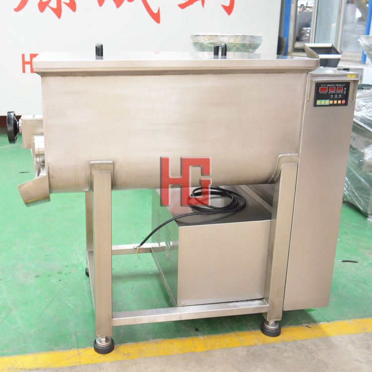 大型不锈钢肉馅拌馅机500L 双轴商用搅拌机 自动出料
