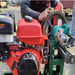 双机头汽油江米棍机 整粒玉米空心桂机 手电两用汽油米花棒机