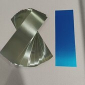 0.2mm单面贴膜铜片 500ml赫尔槽铜片 200 赫尔槽试片 哈氏片