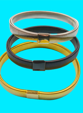 金属弹簧手镯可调防滑男女通用