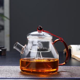 高硼硅玻璃蒸茶壶加厚耐热玻璃煮茶器大容量煮茶壶电陶炉烧水壶
