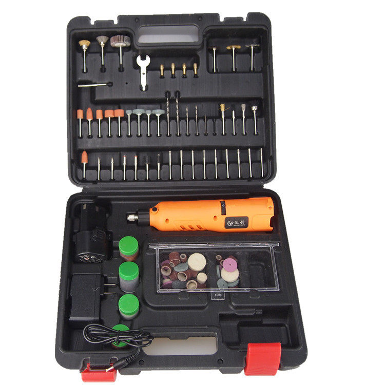 136件套电磨套装 12v充电电磨 小电磨套装 锂电电磨充电式电磨