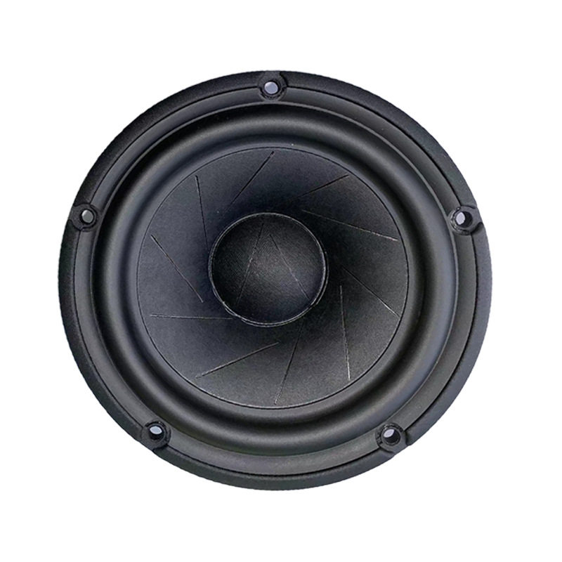 5.25寸铸铝盆架涂塑纸斜纹长冲程中低音HIFI音乐8欧4欧喇叭