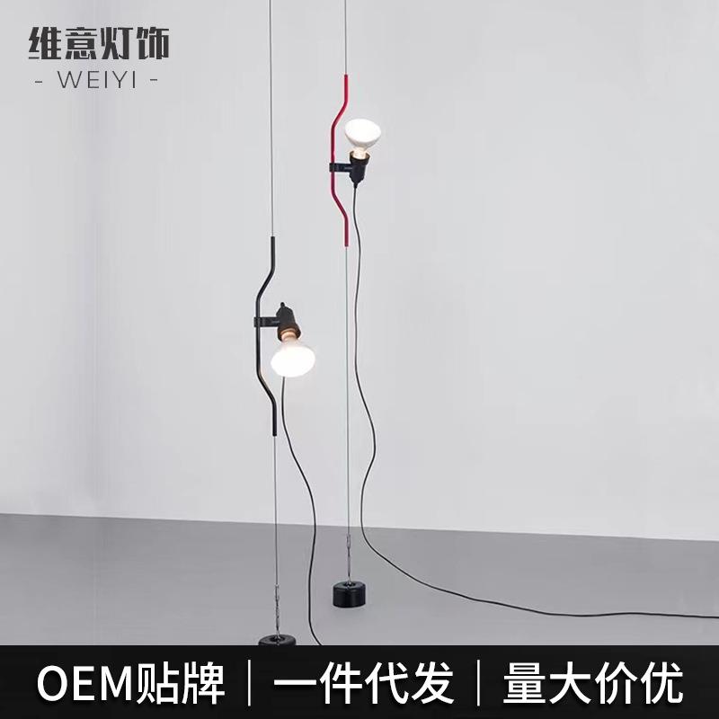 异形铁艺餐厅客厅落地灯现代北欧极简创意特别铝材设计师灯具