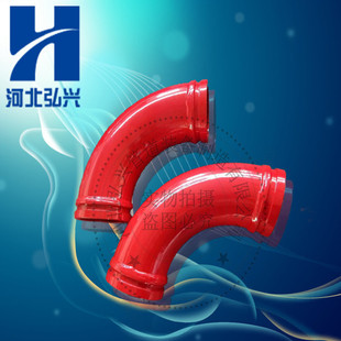90双层弯头 R275 质保三万方 DN125 耐磨弯头