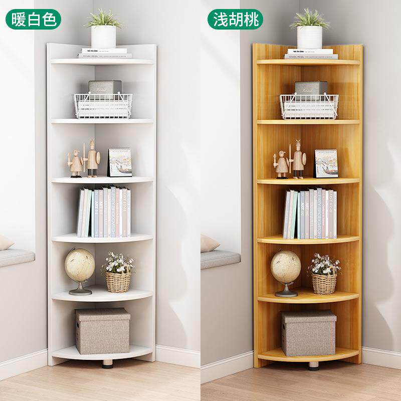 角柜卧室转角柜角落三角形置物墙角柜拐角客厅收纳储物柜扇形书架