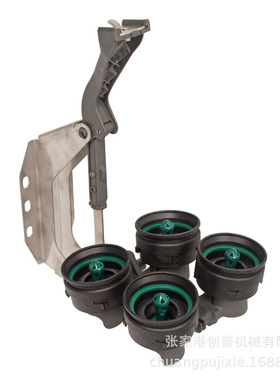 畜牧养殖配件 GEA清洗盘 不锈钢可折叠支架 塑料皮碗