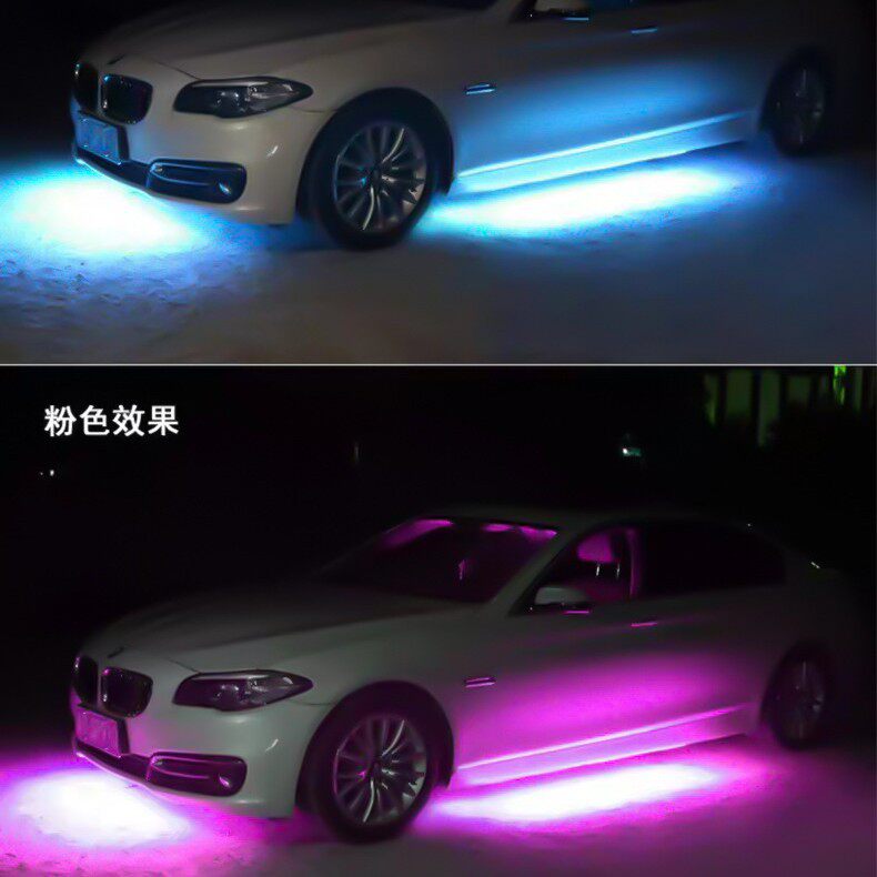 通用汽车LED底盘灯  多功能汽车警示灯 七彩声控氛围灯