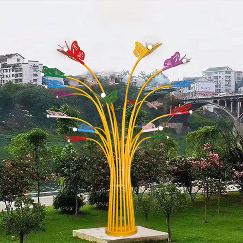 高档户外亮化装饰蝴蝶造型景观灯