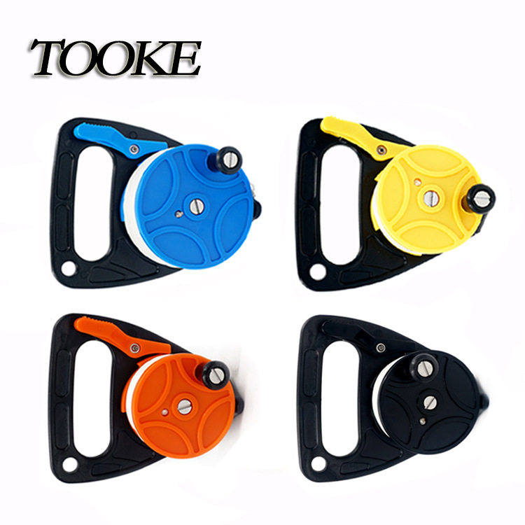 TOOKE46米83米塑料绕线轴洞穴牵引绳技术潜水潜水用配件