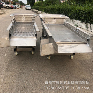 农作物电动筛选机  直线不锈钢过筛机  双电机振动筛