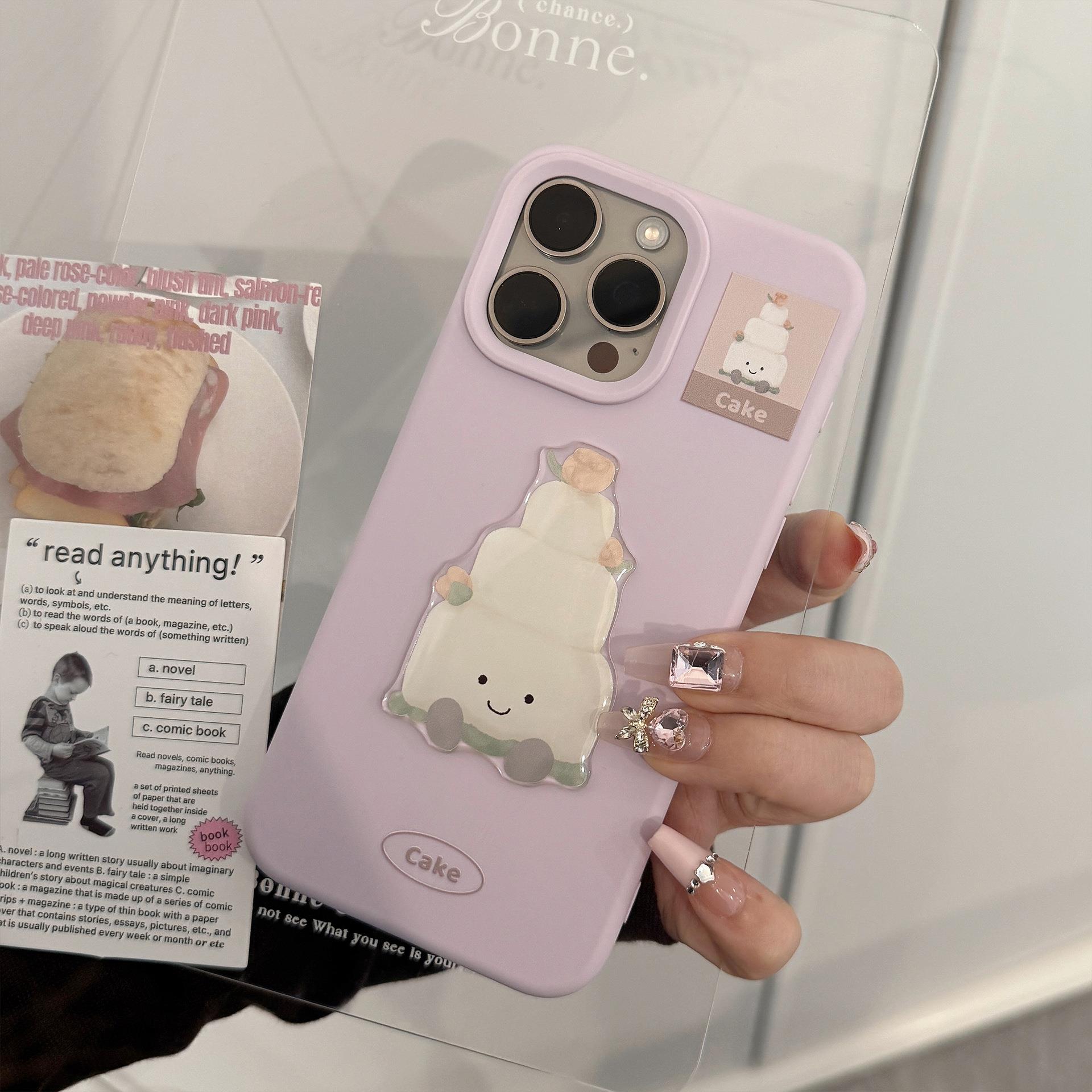 立体奶油蛋糕15promax苹果16手机壳iphone14适用13少女卡通12男女