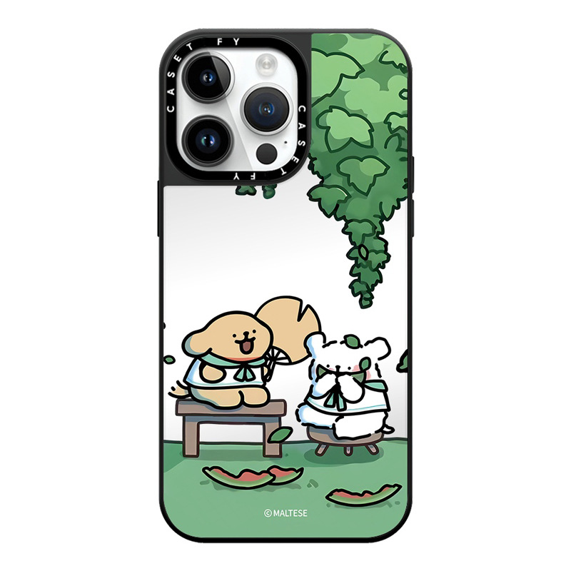 【官方正品】CASETiFY 线条小狗第二弹适用苹果iPhone16ProMax手机壳15pro套13/14镜面12