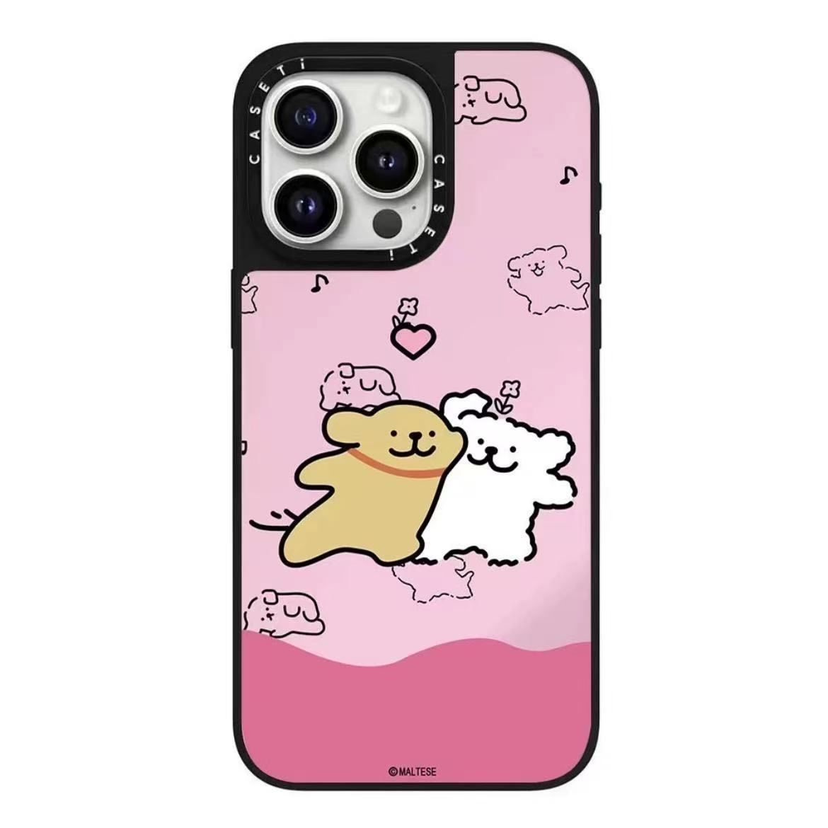 【官方正品】CASETiFY潮牌苹果手机壳线条小狗适用iPhone16promax15plus14pro13